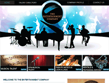 Tablet Screenshot of entertainmentcompany.net